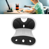 Petal Shape Waist Protection Chair Children Ergonomic Design Sitting Posture Correction Chair Student Sitting Posture Correction Cushion Large Black