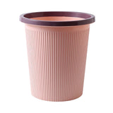 Trash Bin Plastic Exquisite Modern Garbage Container Can for Bathroom Kitchen Living Room Large Pink In Australia - Darrahopens