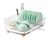 Dish Drying Rack Multipurpose Large Capacity Detachable Space Saving Drain Holes Sink Drying Rack for Kitchen Counter In Australia - Darrahopens