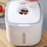 5L Rice Storage Container Bug Resistant Large Capacity Dry Food Flour Bin Rice Bucket for Kitchens