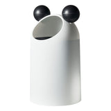 Trash Can Slanted Lidless Plastic Large Capacity Creative Garbage Container for Office Kitchen Bathroom