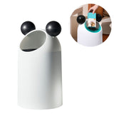 Trash Can Slanted Lidless Plastic Large Capacity Creative Garbage Container for Office Kitchen Bathroom