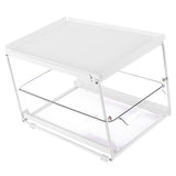 Kitchen Cabinet Organizer Carbon Steel Multifunctional Layered Spice Rack Under Sink Organizer Kitchen Supplies