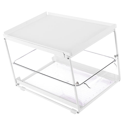 Kitchen Cabinet Organizer Carbon Steel Multifunctional Layered Spice Rack Under Sink Organizer Kitchen Supplies