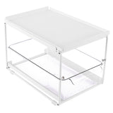 Kitchen Cabinet Organizer Carbon Steel Multifunctional Layered Spice Rack Under Sink Organizer Kitchen Supplies