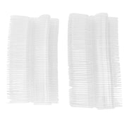 100 Packs Wax Melt Clamshell Molds Containers Clear Empty Plastic Tray for Valentine Day Wickless Tarts Candle Making Heart Shaped