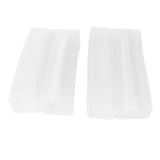 100 Packs Wax Melt Clamshell Molds Containers Clear Empty Plastic Tray for Valentine Day Wickless Tarts Candle Making Heart Shaped