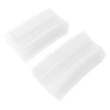 100 Packs Wax Melt Clamshell Molds Containers Clear Empty Plastic Tray for Valentine Day Wickless Tarts Candle Making Heart Shaped