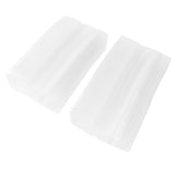 100 Packs Wax Melt Clamshell Molds Containers Clear Empty Plastic Tray for Valentine Day Wickless Tarts Candle Making Heart Shaped