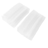 100 Packs Wax Melt Clamshell Molds Containers Clear Empty Plastic Tray for Valentine Day Wickless Tarts Candle Making Heart Shaped