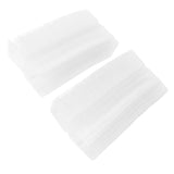 100 Packs Wax Melt Clamshell Molds Containers Clear Empty Plastic Tray for Valentine Day Wickless Tarts Candle Making Heart Shaped