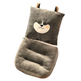 Integrated Lumbar Support Seat Cushion Super Soft High Comfort Lumbar Pillow Cushion Back Support Seat Cushion Grey In Australia - Darrahopens