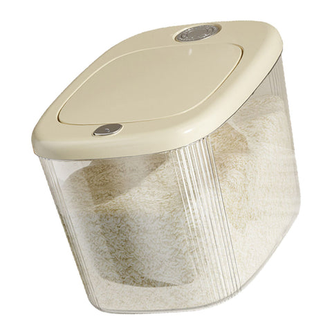 Rice Container Airtight Press Lid PP Large Capacity Rice Storage Bin for Home Use In Australia - Darrahopens