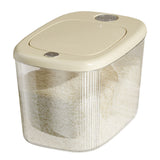 Rice Container Airtight Press Lid PP Large Capacity Rice Storage Bin for Home Use In Australia - Darrahopens