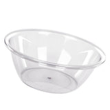 Transparent Wash Basin Thicken PET Durable Large Capacity Multifunction Round Clear Washbasin Dish Tub for Home Kitchen Bathroom Large