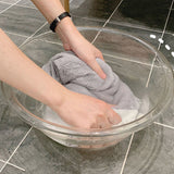 Transparent Wash Basin Thicken PET Durable Large Capacity Multifunction Round Clear Washbasin Dish Tub for Home Kitchen Bathroom Large
