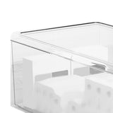 Clear Drawer Organizer Stackable Dustproof Large Capacity Elegant Acrylic Desktop Organizer for Makeup Medicine