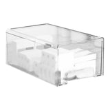 Clear Drawer Organizer Stackable Dustproof Large Capacity Elegant Acrylic Desktop Organizer for Makeup Medicine