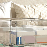 Clear Drawer Organizer Stackable Dustproof Large Capacity Elegant Acrylic Desktop Organizer for Makeup Medicine