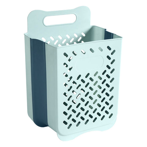 Wall Laundry Basket Collapsible Large Capacity Plastic Wall Mounted Laundry Hamper for Dirty Clothes Toy Towels