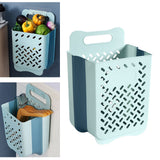 Wall Laundry Basket Collapsible Large Capacity Plastic Wall Mounted Laundry Hamper for Dirty Clothes Toy Towels