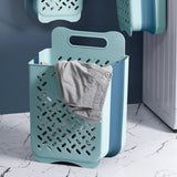 Wall Laundry Basket Collapsible Large Capacity Plastic Wall Mounted Laundry Hamper for Dirty Clothes Toy Towels