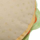 Burger Pillow Soft Plush Sofa Chair Floor Cushion Funny Food Stuffed Toy for Bedroom Office