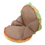 Burger Pillow Soft Plush Sofa Chair Floor Cushion Funny Food Stuffed Toy for Bedroom Office