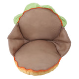 Burger Pillow Soft Plush Sofa Chair Floor Cushion Funny Food Stuffed Toy for Bedroom Office