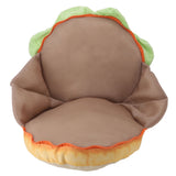 Burger Pillow Soft Plush Sofa Chair Floor Cushion Funny Food Stuffed Toy for Bedroom Office