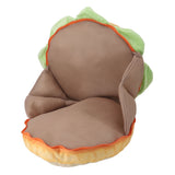 Burger Pillow Soft Plush Sofa Chair Floor Cushion Funny Food Stuffed Toy for Bedroom Office