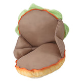 Burger Pillow Soft Plush Sofa Chair Floor Cushion Funny Food Stuffed Toy for Bedroom Office