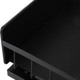 Under Sink Organizer Detachable Double Layer Metal Pull Out Cabinet Organizer Slide Out Sink Shelf for Kitchen Bathroom Cabinet