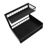 Under Sink Organizer Detachable Double Layer Metal Pull Out Cabinet Organizer Slide Out Sink Shelf for Kitchen Bathroom Cabinet