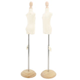 Female Mannequin Torso High Temperature Resistant Height Adjustable Female Mannequin Torso Dress Form with Display Stand 1/3