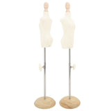Female Mannequin Torso High Temperature Resistant Height Adjustable Female Mannequin Torso Dress Form with Display Stand 1/3