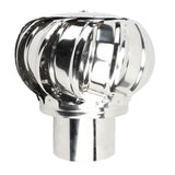 Chimney Cap Stainless Steel Rotating Dustproof Rainwater Proof Animal Proof Chimney Cowl Cap for Home Roof 15cm / 5.9in