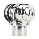Chimney Cap Stainless Steel Rotating Dustproof Rainwater Proof Animal Proof Chimney Cowl Cap for Home Roof 20cm / 7.9in