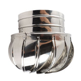 Chimney Cap Stainless Steel Rotating Dustproof Rainwater Proof Animal Proof Chimney Cowl Cap for Home Roof 25cm / 9.8in