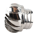 Chimney Cap Stainless Steel Rotating Dustproof Rainwater Proof Animal Proof Chimney Cowl Cap for Home Roof 30cm / 11.8in