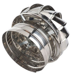 Chimney Cap Stainless Steel Rotating Dustproof Rainwater Proof Animal Proof Chimney Cowl Cap for Home Roof 30cm / 11.8in