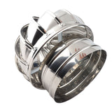 Chimney Cap Stainless Steel Rotating Dustproof Rainwater Proof Animal Proof Chimney Cowl Cap for Home Roof 30cm / 11.8in