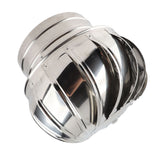 Chimney Cap Stainless Steel Rotating Dustproof Rainwater Proof Animal Proof Chimney Cowl Cap for Home Roof 30cm / 11.8in