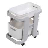 Rolling Utility Cart Multipurpose Large Capacity Drawer Design 2 Tier Mobile Utility Cart for Kitchen Office In Australia - Darrahopens