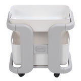 Rolling Utility Cart Multipurpose Large Capacity Drawer Design 2 Tier Mobile Utility Cart for Kitchen Office