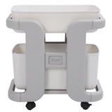 Rolling Utility Cart Multipurpose Large Capacity Drawer Design 2 Tier Mobile Utility Cart for Kitchen Office