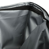 43L Rolling Cooler Bag Professional Waterproof Oxford Cloth Leakproof Insulated Food Storage Bag for Camping Outdoor Picnic Black