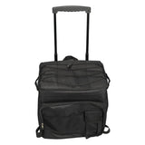 43L Rolling Cooler Bag Professional Waterproof Oxford Cloth Leakproof Insulated Food Storage Bag for Camping Outdoor Picnic Black