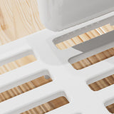 Dish Drying Rack Bowl Plate Storage Dish Drainer Rack with Drainboard for Kitchen Counter and Sink