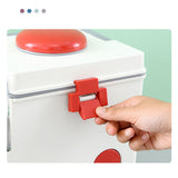 Medicine Storage Box PP AS Ambulance Shaped Portable Aid Kit Container Emergency Medicine Organizer with Handle for Home
